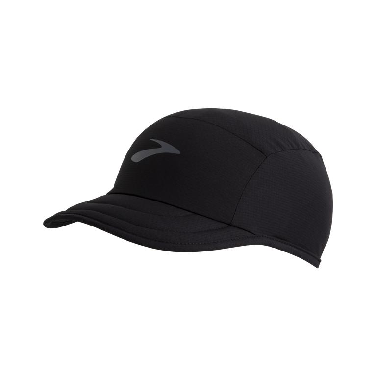 Brooks Women's Lightweight Packable Running Hat - Black (UVOC85496)